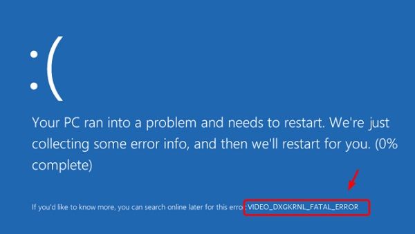 Fix Video_Dxgkrnl_Fatal_Error