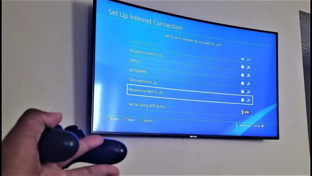 How do you enable 5GHz WiFi on PS4?