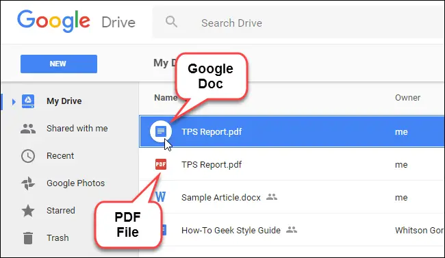 How to edit a PDF in Google Docs Online